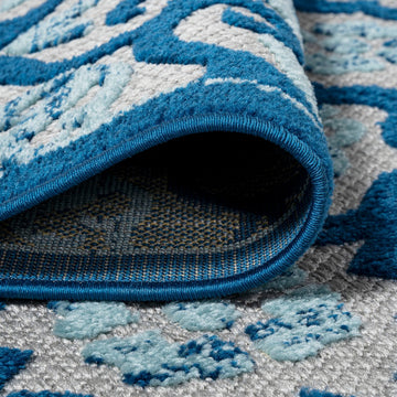 Gallia Tile Trellis High-low Indoor/outdoor Area Rug